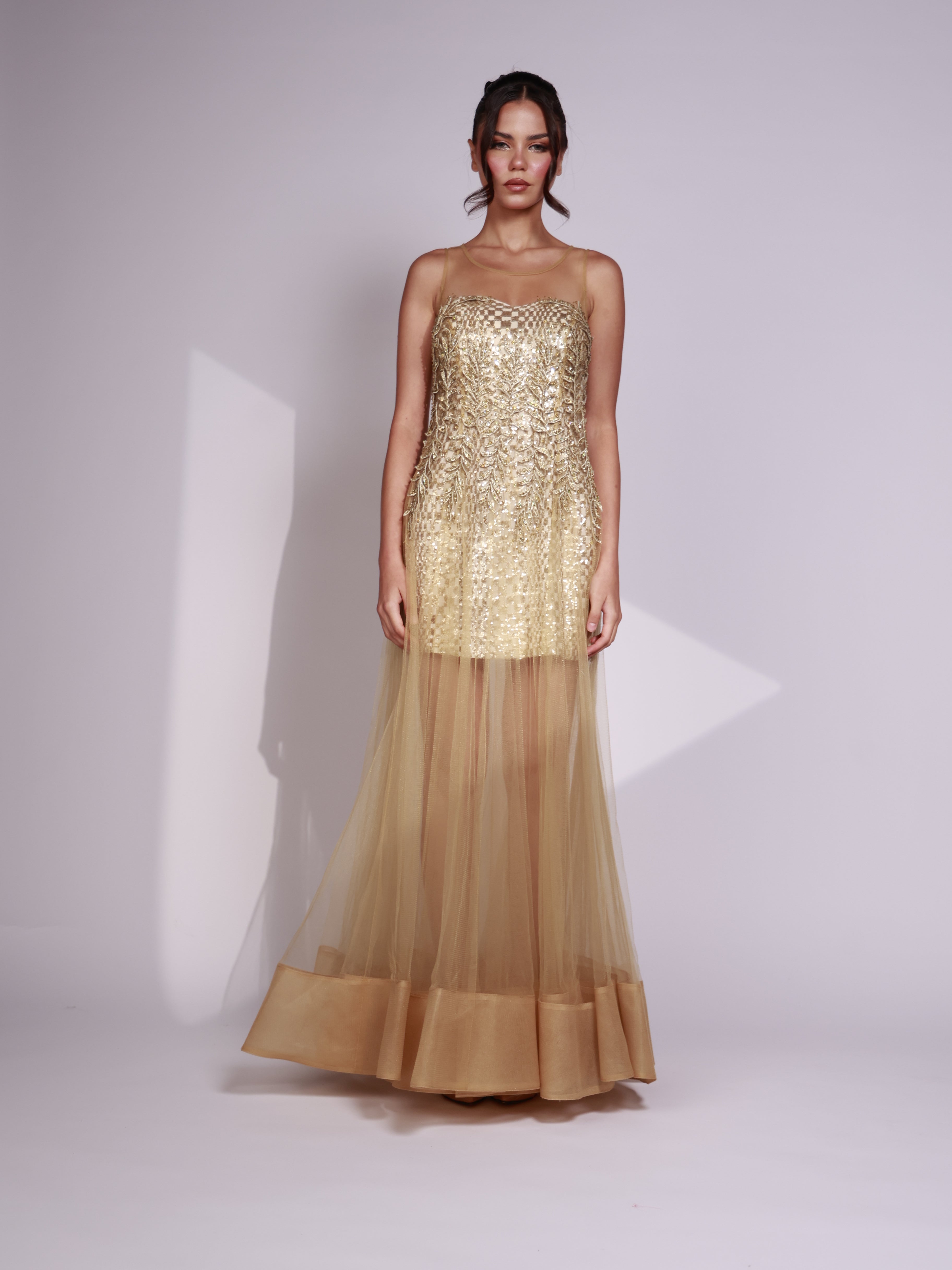 Golden Radiance Dress
