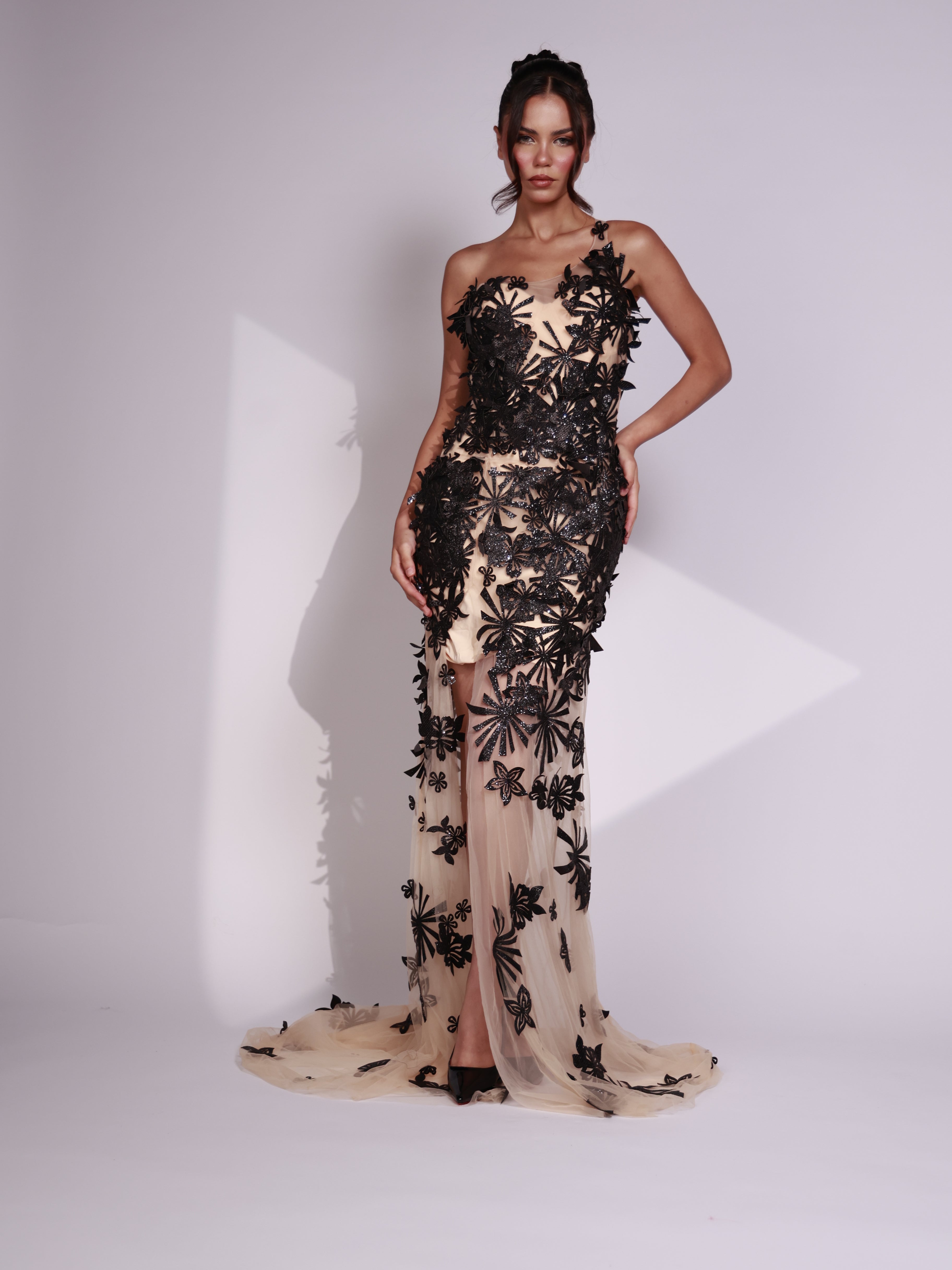 Noir Blossom Dress-thumbmail-2