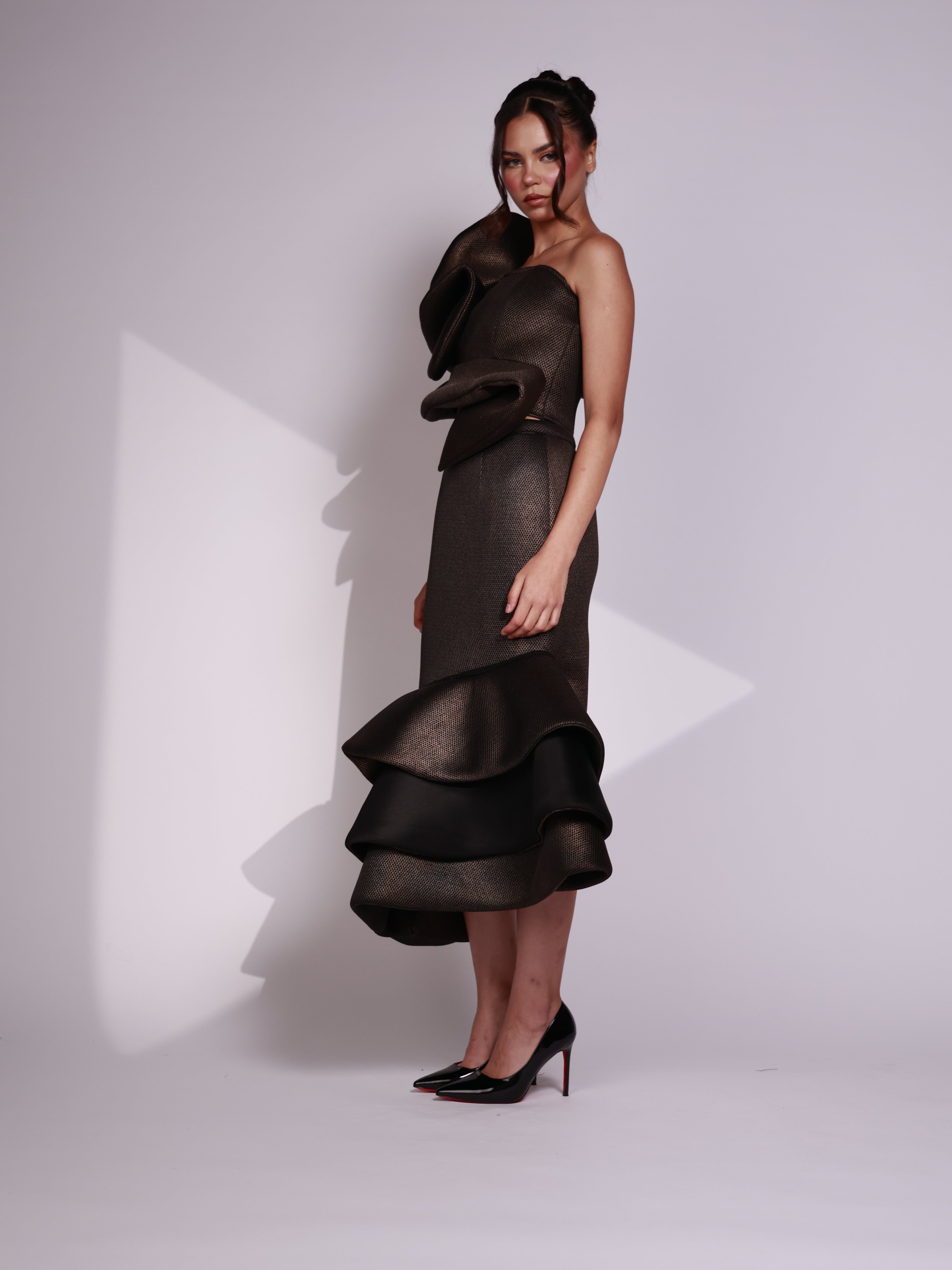 Sculpted Noir Dress-thumbmail-4