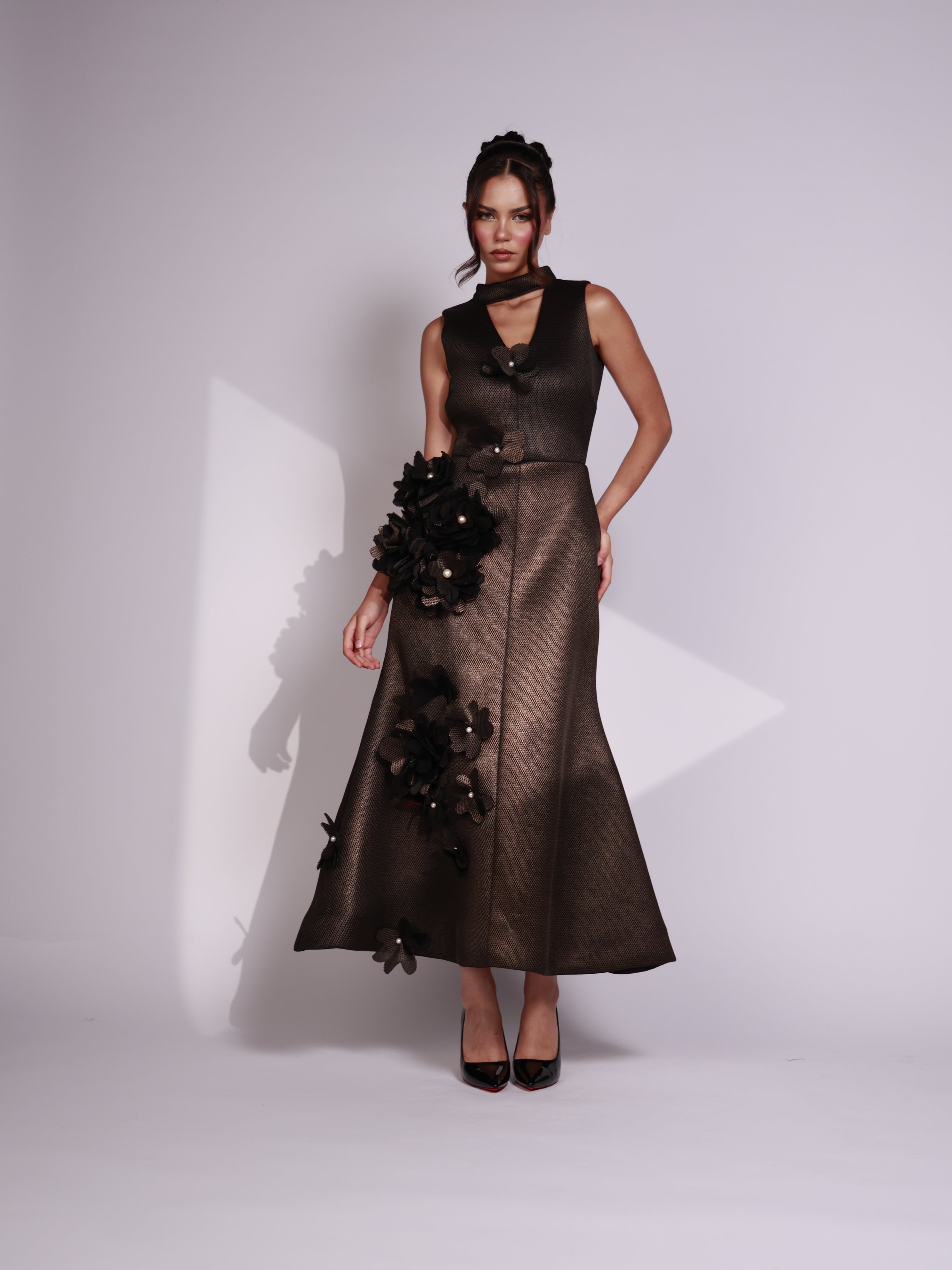 Midnight Flora Dress-thumbmail-3