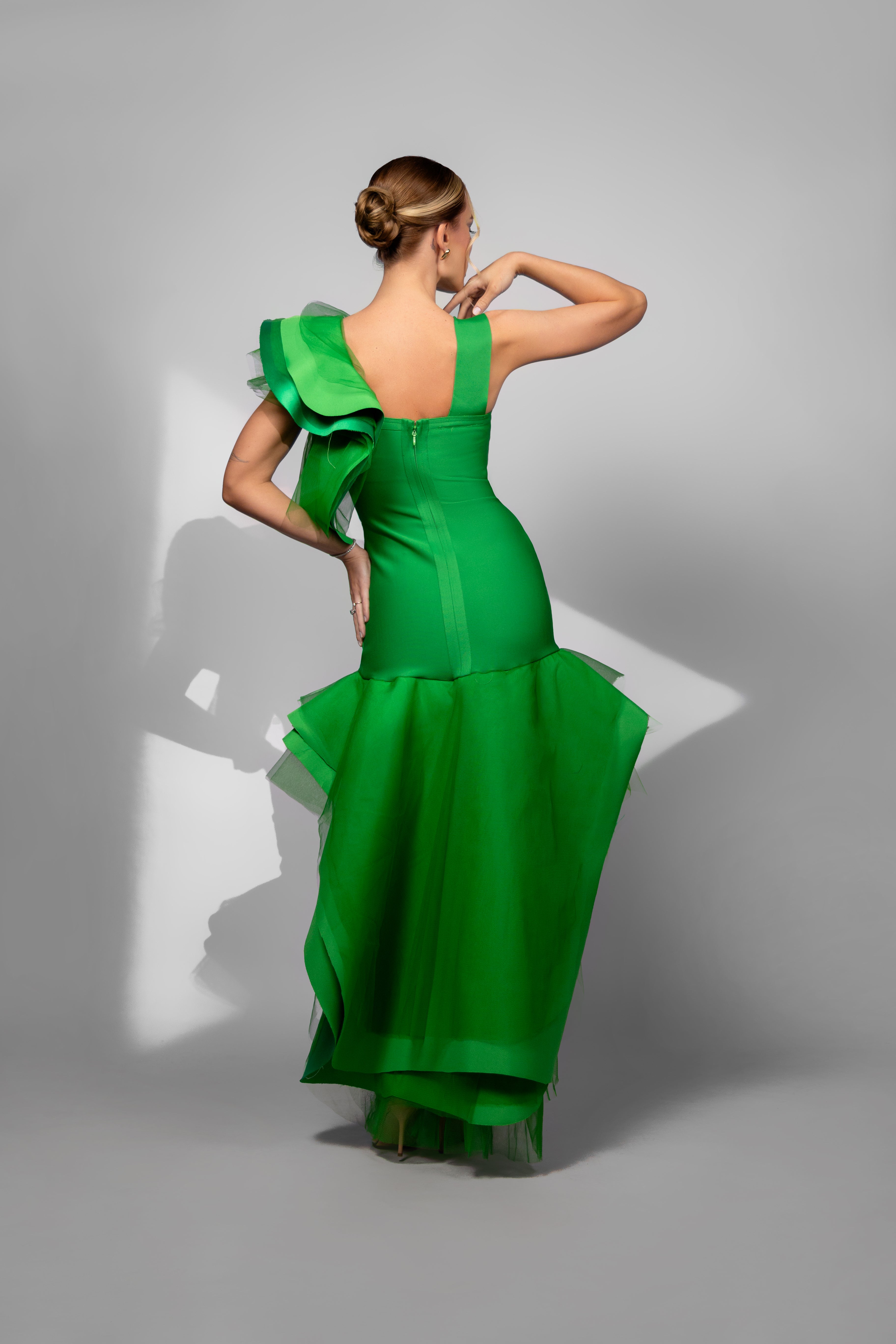 Emerald Cascade Dress-thumbmail-2