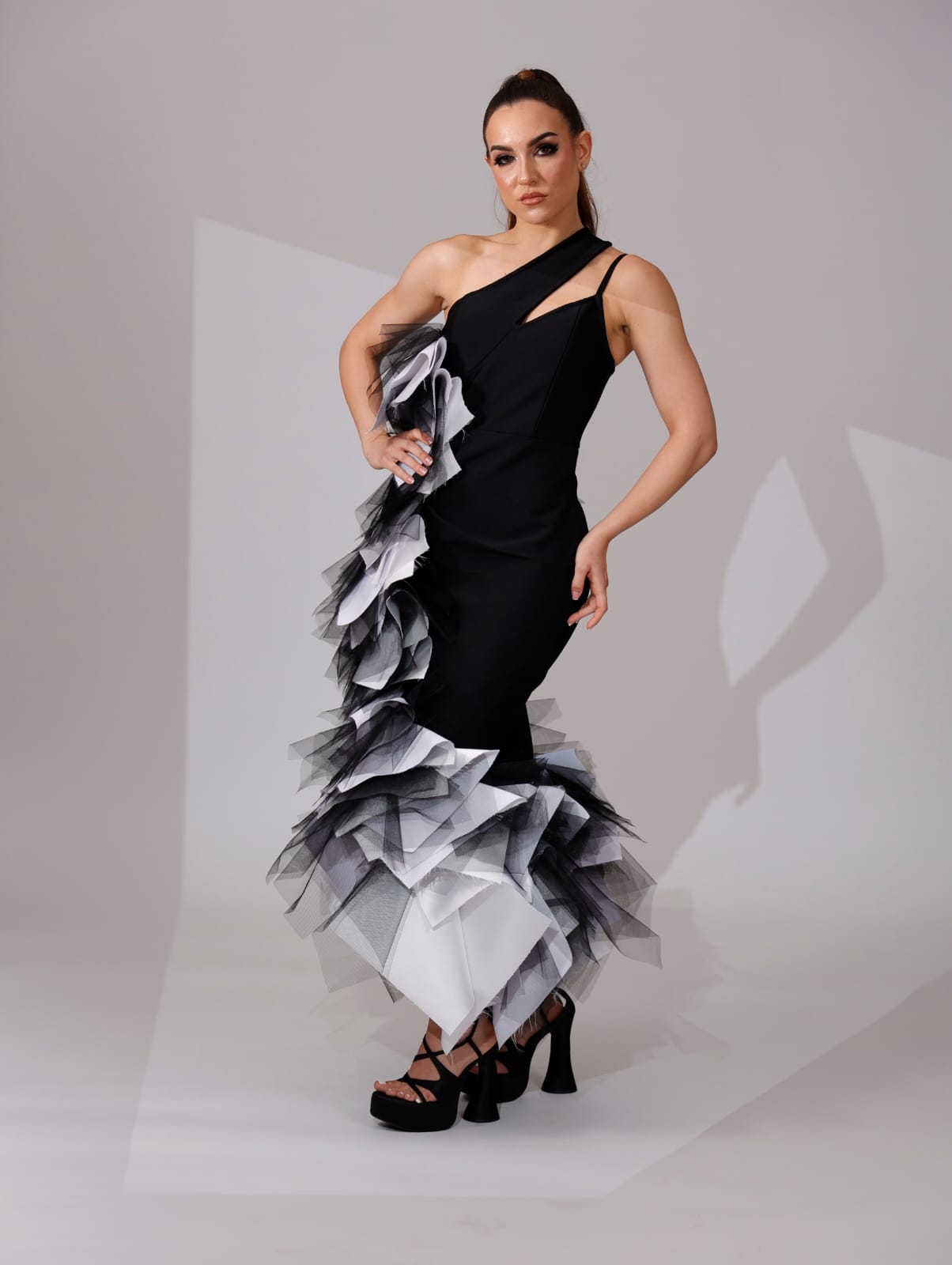 Origami Noir Dress