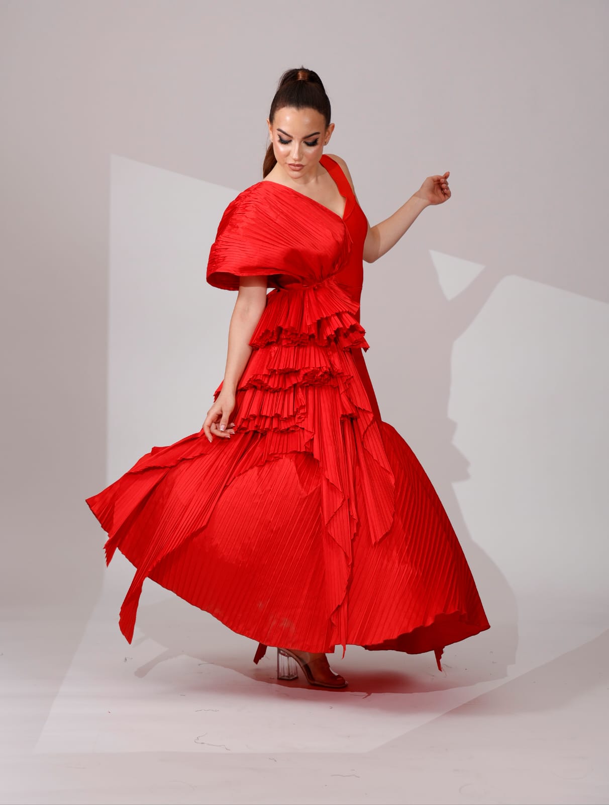 Scarlet Cascade Dress-thumbmail-2