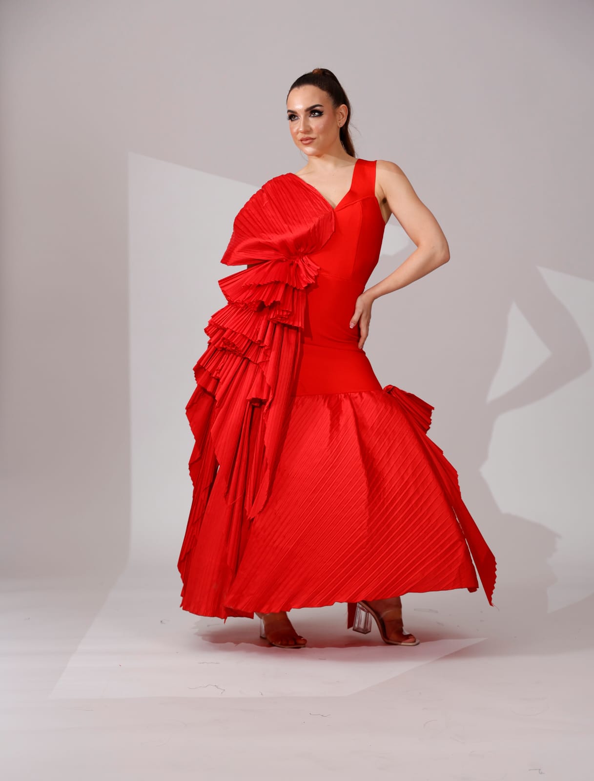 Scarlet Cascade Dress-thumbmail-5