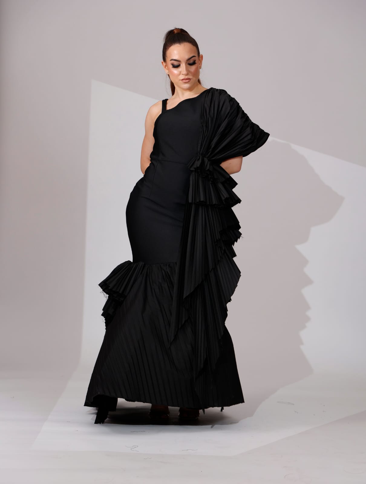 Shadow Cascade Dress-thumbmail-2