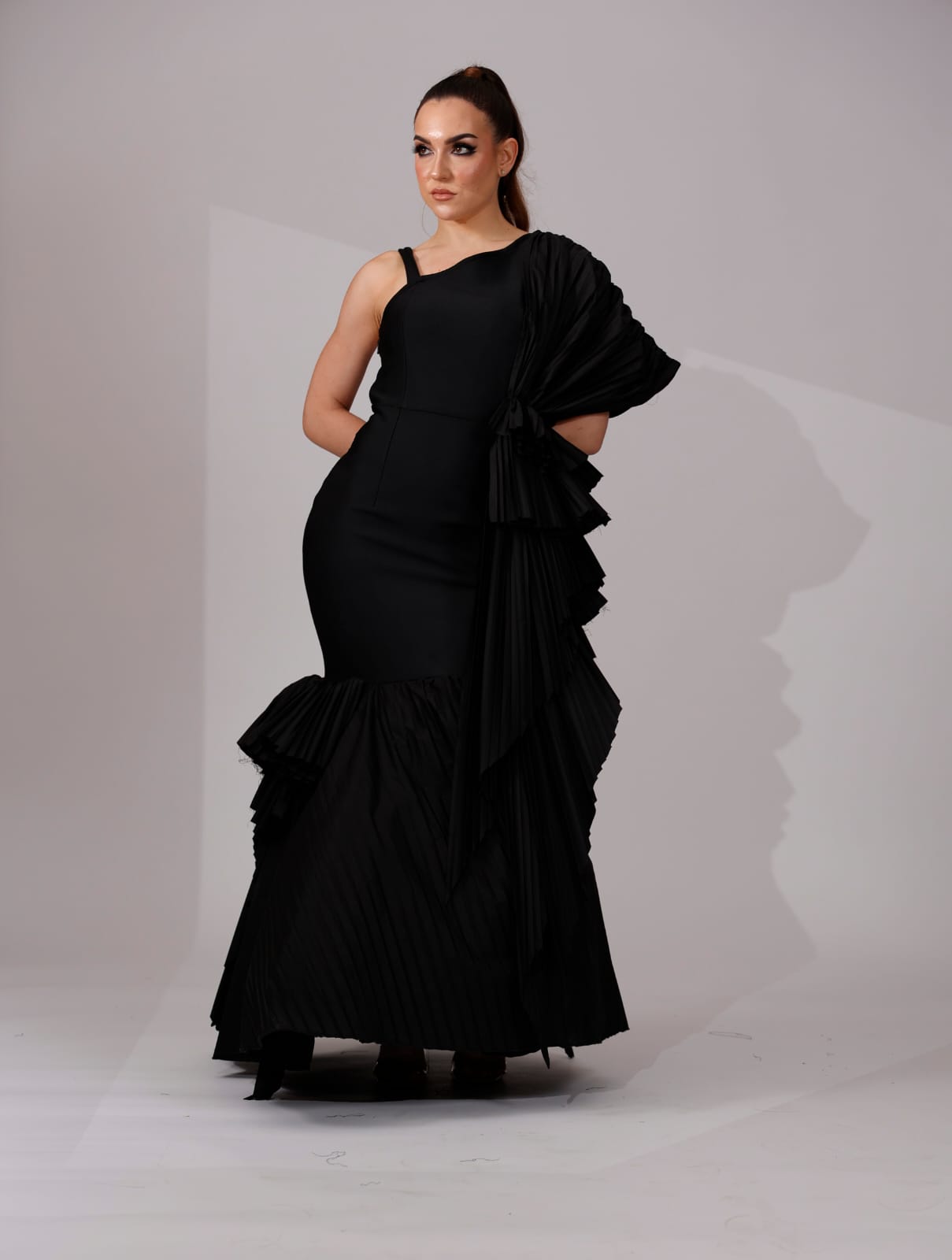 Shadow Cascade Dress-thumbmail-3