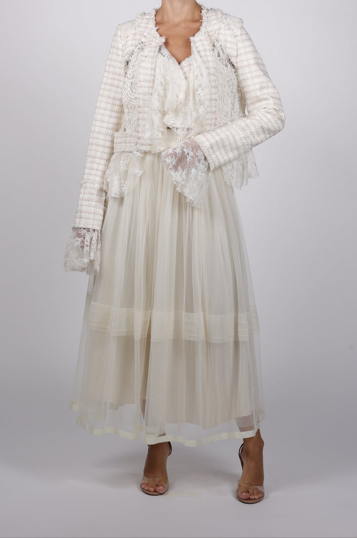 Tweed Lace Set